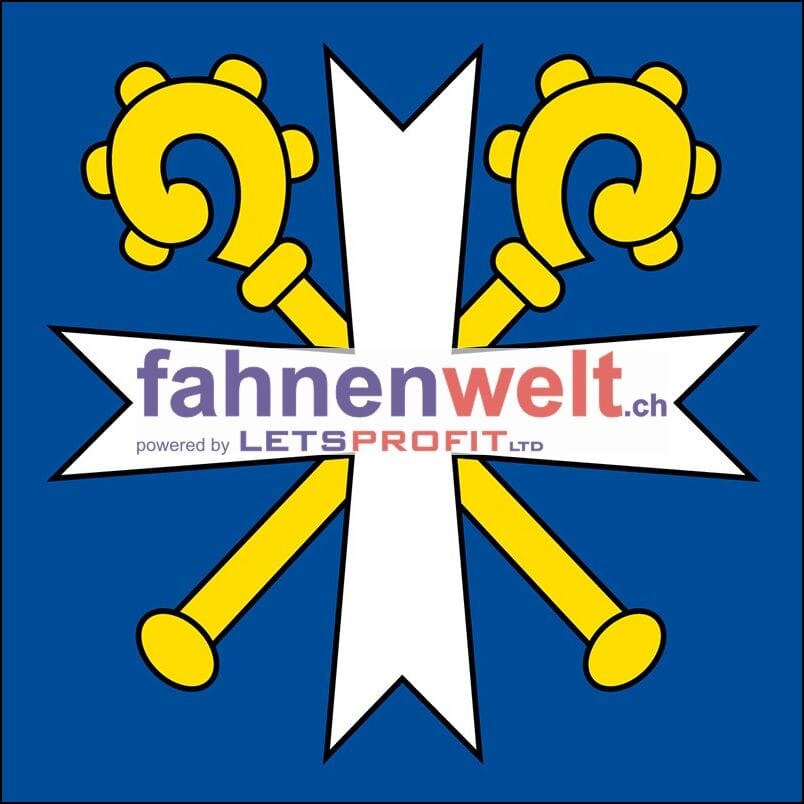 Fahne Gemeinde 3202 Frauenkappelen (BE) | 30 x 30 cm und Gr&ouml;sser - Bild 1
