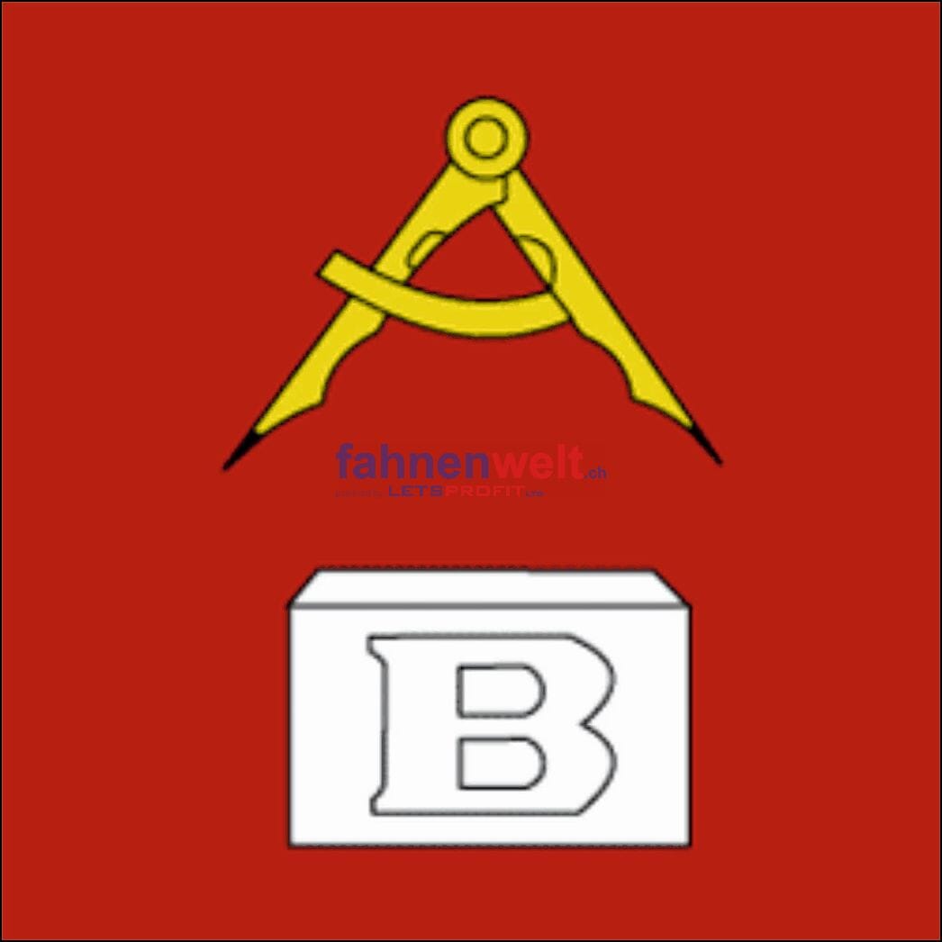 Fahne Gemeinde 6863 Besazio Ehemalige Gemeinde (TI) | 30 x 30 cm und Gr&ouml;sser - Bild 1