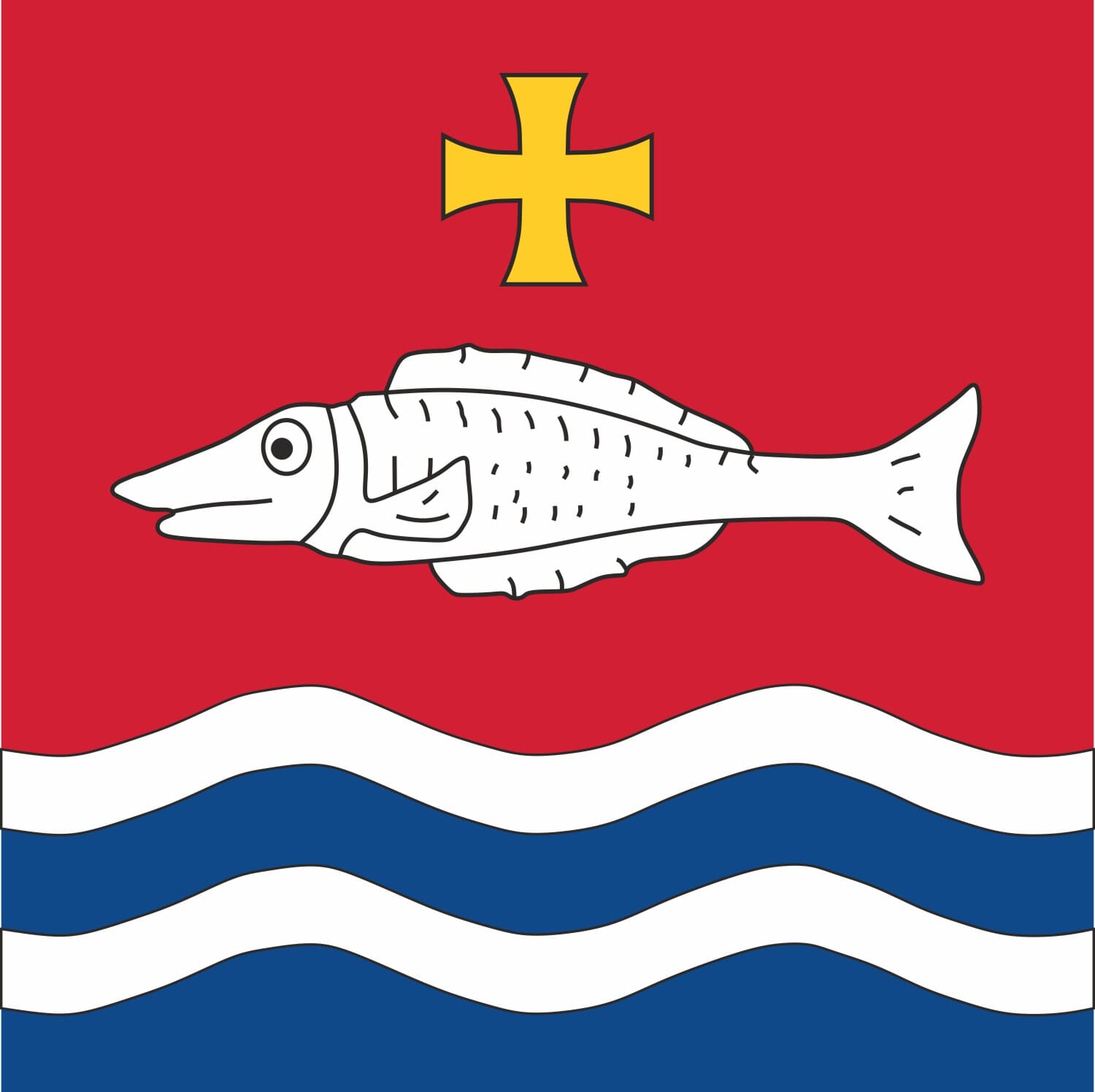 Fahne Gemeinde 6354 Vitznau (LU) | 30 x 30 cm und Gr&ouml;sser - Bild 1