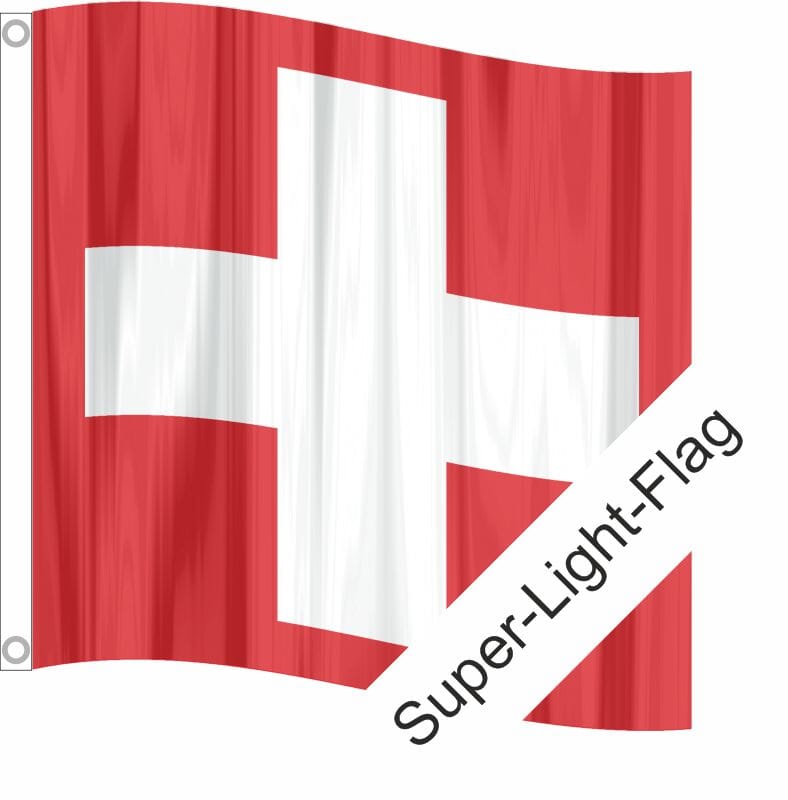 Fahne Schweiz gedruckt | 90 x 90 cm - Bild 1