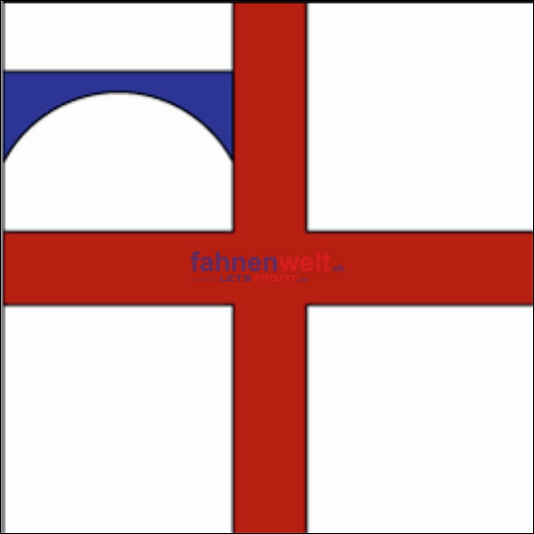 Fahne Gemeinde 6652 Tegna Ehemalige Gemeinde (TI) | 30 x 30 cm und Gr&ouml;sser - Bild 1