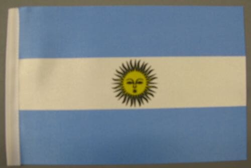 Argentinien Tisch-Fahne DeLuxe ohne St&auml;nder | 15.5 x 24 cm - Bild 2