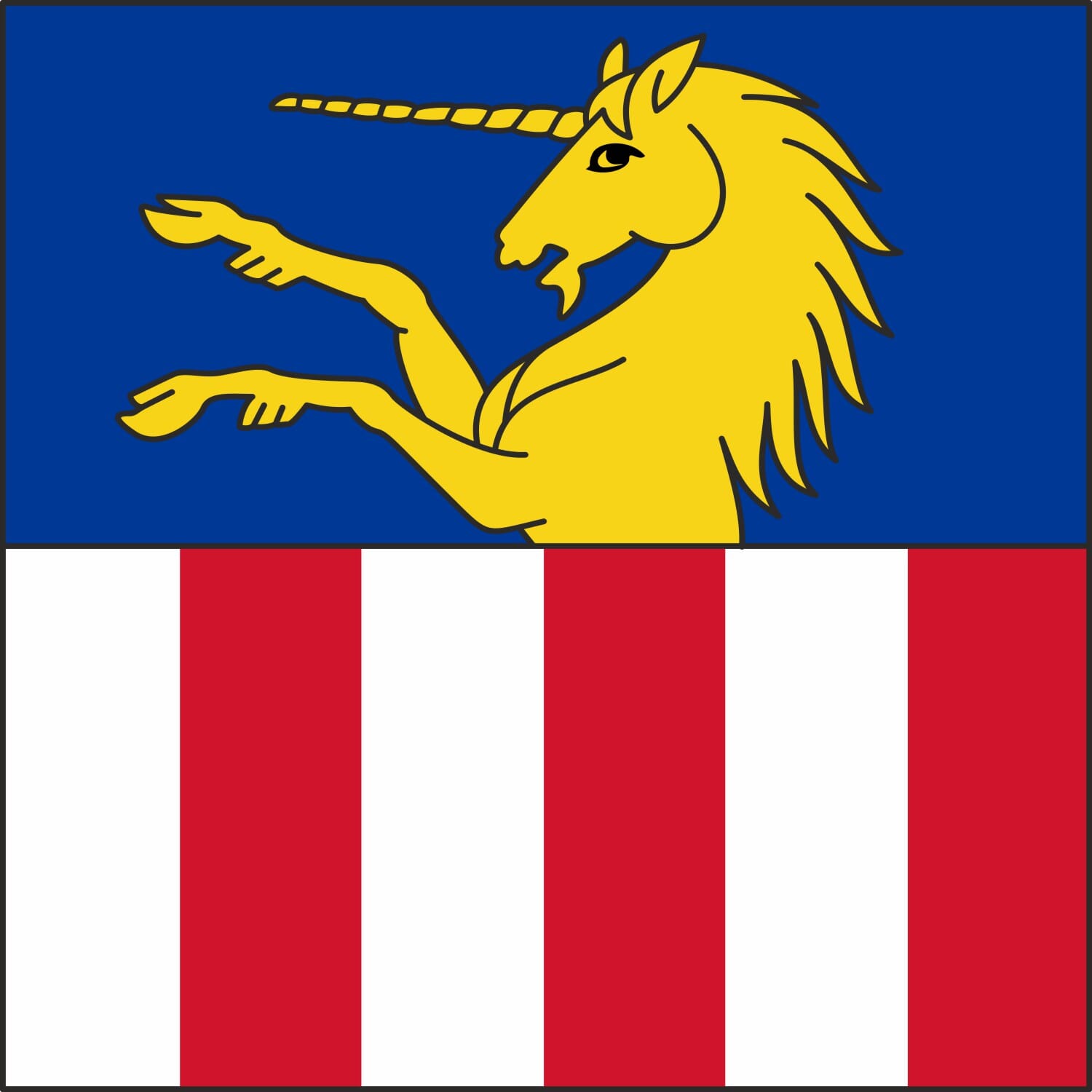 Fahne Gemeinde 8600 D&uuml;bendorf (ZH) | 30 x 30 cm und Gr&ouml;sser - Bild 1
