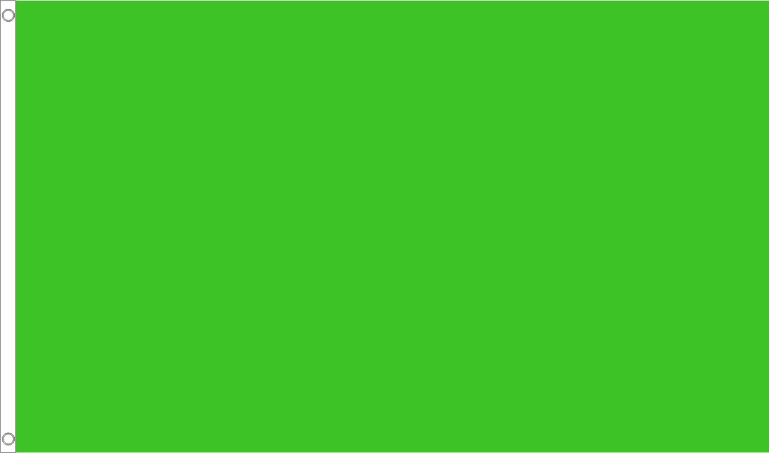 Neongr&uuml;ne Fahne aus Stoff | 60 x 90 cm - Bild 1