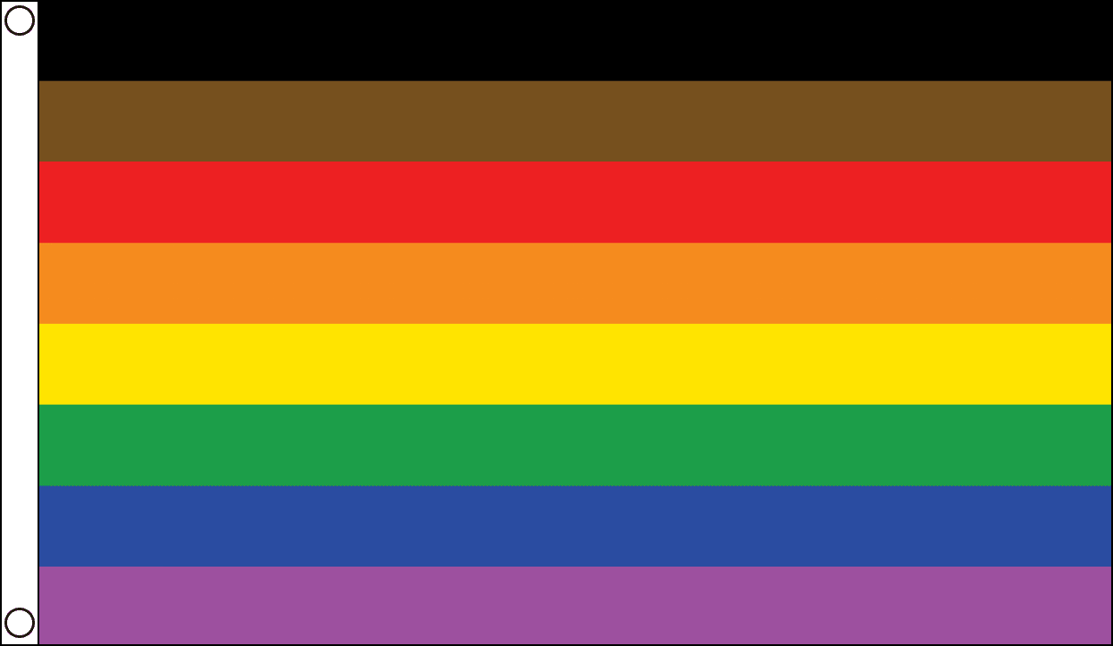 More Colour More Pride Fahne aus Stoff | 60 x 90 cm - Bild 1