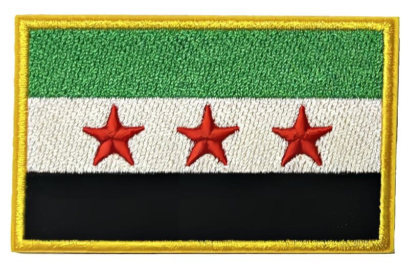 Patch Sticker zum aufb&uuml;geln Syrien ab 2025 | 5 x 8 cm - Bild 1