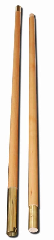 Fahnenstange aus Buchenholz Durchmesser 32 mm | L&auml;ngen 2.3 m - Bild 2