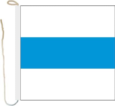 Bootsfahne / Bootsflagge Zug | 30 x 30 cm - Bild 1