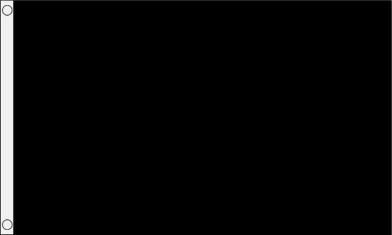 Schwarze Fahne gedruckt | 150 x 240 cm - Bild 1