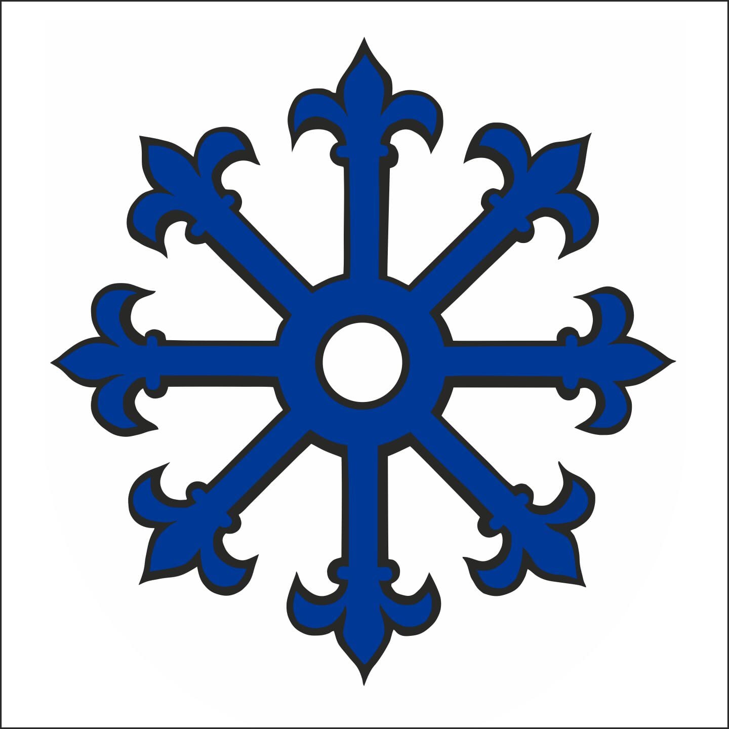 Fahne Gemeinde 5505 Brunegg (AG) | 30 x 30 cm und Gr&ouml;sser - Bild 1