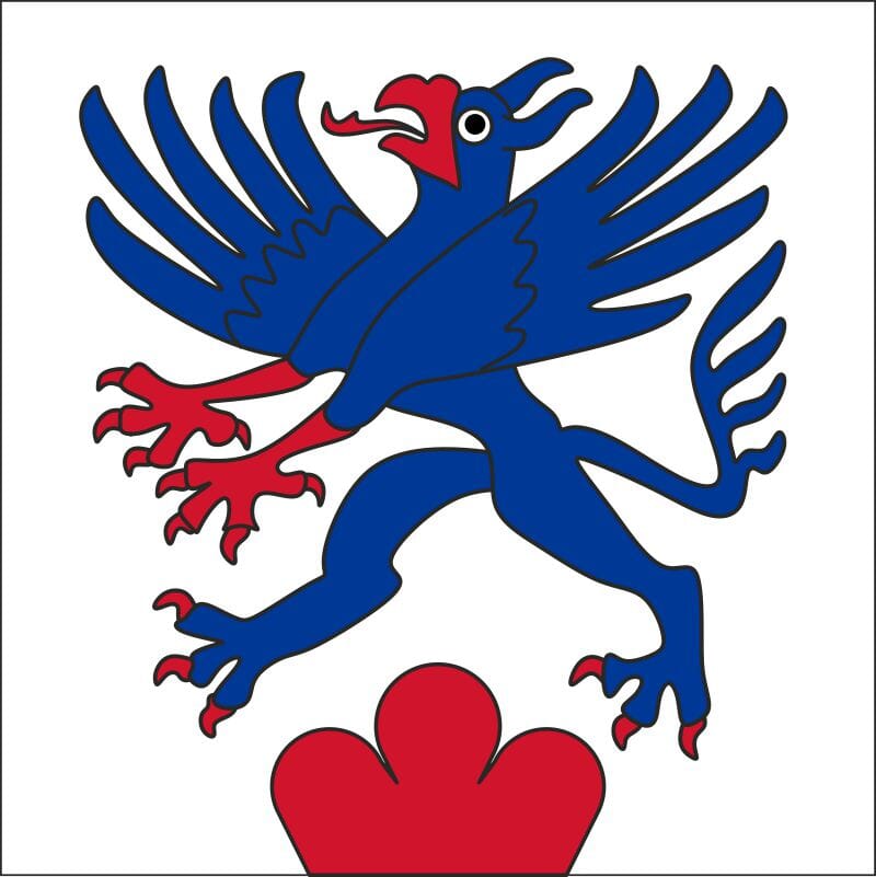 Fahne Gemeinde 7404 Feldis/Veulden Ehemalige Gemeinde (GR) | 30 x 30 cm und Gr&ouml;sser - Bild 1