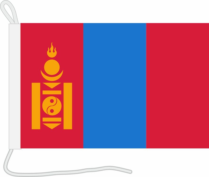 Bootsfahne Mongolei | 30 x 45 cm - Bild 1