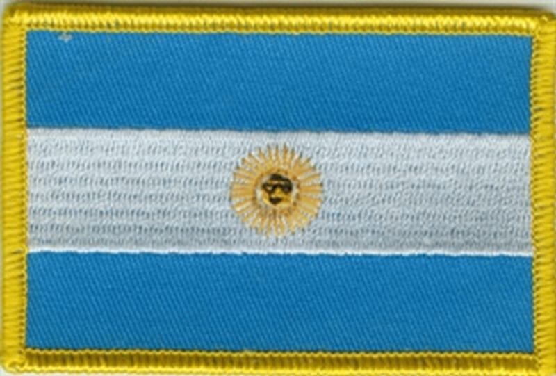 Patch Sticker zum aufb&uuml;geln Argentinien | 5.5 x 9 cm - Bild 1