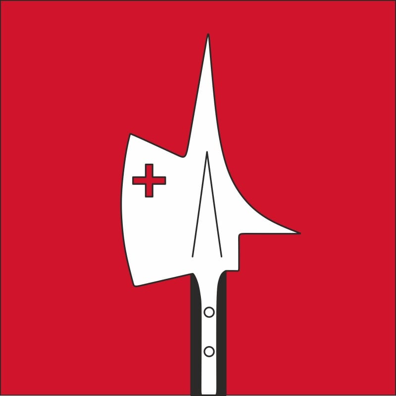 Fahne Gemeinde 8566 Neuwilen Ehemalige Gemeinde (TG) | 30 x 30 cm und Gr&ouml;sser - Bild 1