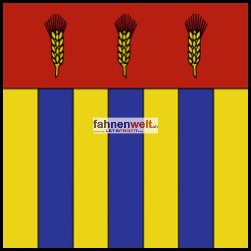 Fahne Gemeinde 1258 Perly-Certoux (GE) | 30 x 30 cm und Gr&ouml;sser - Bild 1