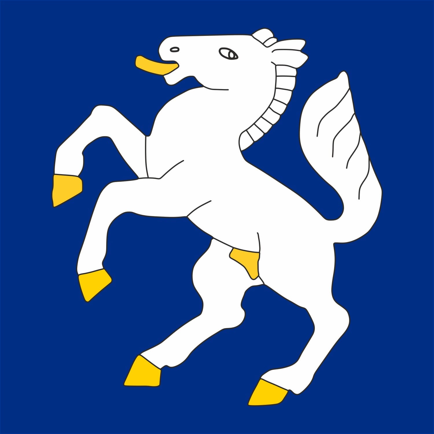 Fahne Gemeinde 4414 F&uuml;llinsdorf (BL) | 30 x 30 cm und Gr&ouml;sser - Bild 1