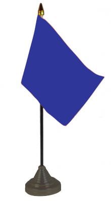 Blaue Tisch-Fahne gedruckt | 10 x 15 cm - Bild 1