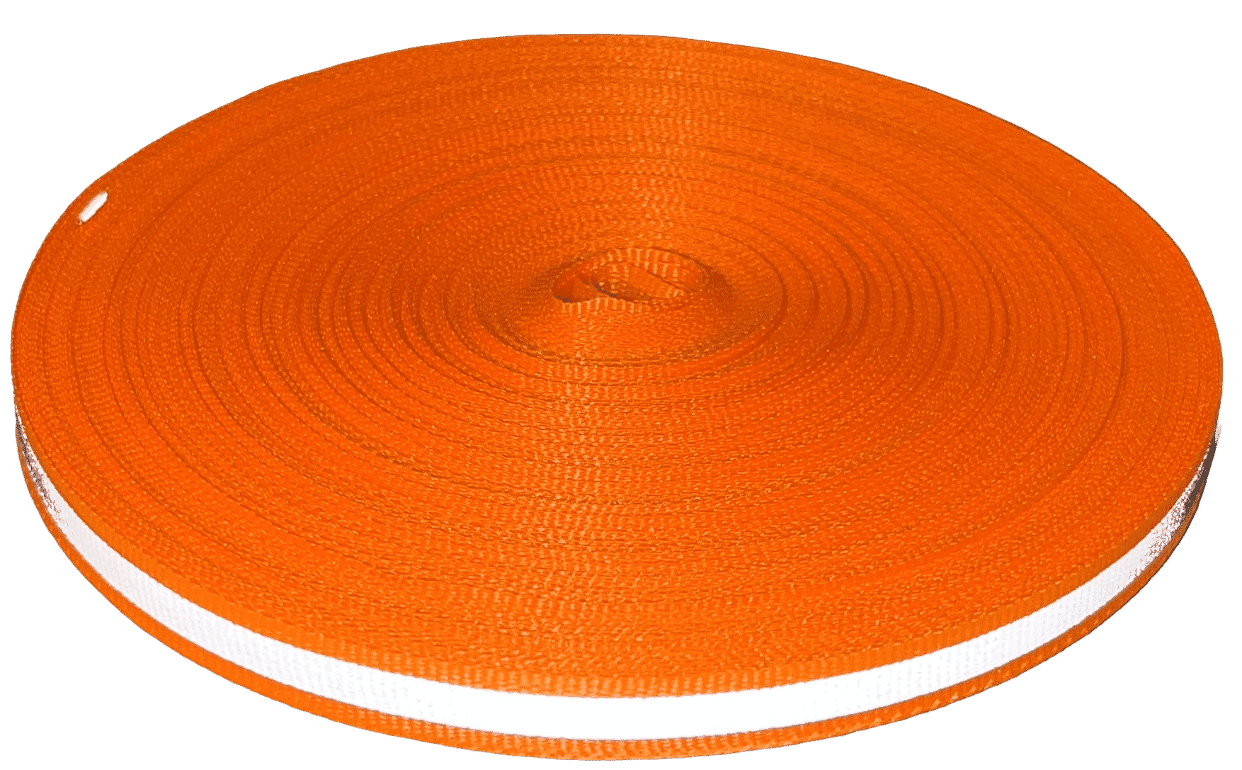 Reflektierendes Band zum Aufn&auml;hen orange 1 cm mit 0.5 cm Reflektorstreifen Meterware - Bild 2