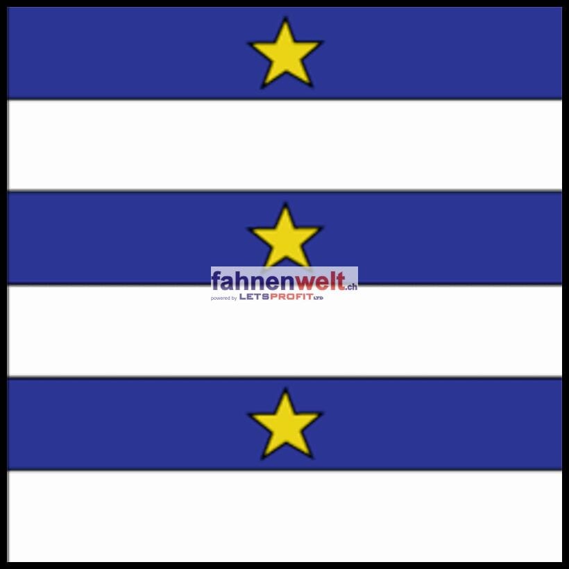 Fahne Gemeinde 1184 Vinzel (VD) | 30 x 30 cm und Gr&ouml;sser - Bild 1