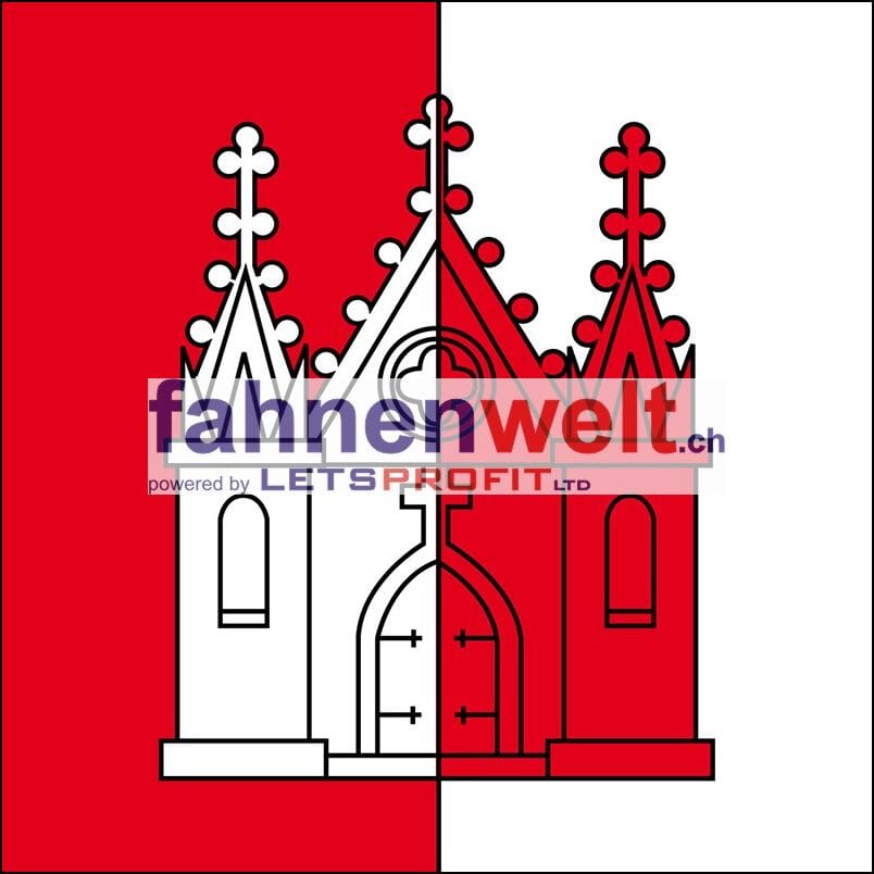 Fahne Gemeinde 2762 Roches (BE) | 30 x 30 cm und Gr&ouml;sser - Bild 1