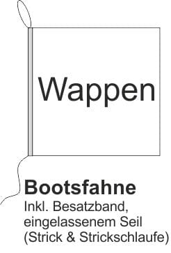 Fahne geflammt Basel-Stadt BS | 50 x 50 cm - Bild 4