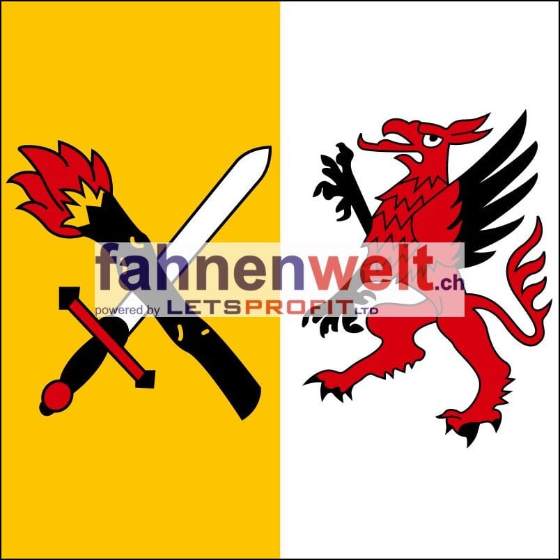 Fahne Gemeinde 7433 Donat (GR) | 30 x 30 cm und Gr&ouml;sser - Bild 1