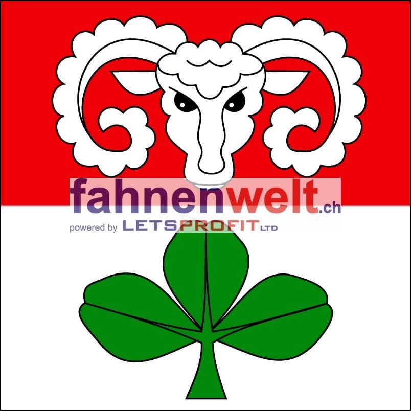 Fahne Gemeinde 3126 Kaufdorf (BE) | 30 x 30 cm und Gr&ouml;sser - Bild 1