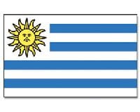 Uruguay Hissfahne gedruckt im Querformat | 90 x 150 cm - Bild 1
