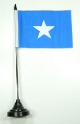 Somalia Tisch-Fahne mit Fuss | 10 x 15 cm - Bild 1