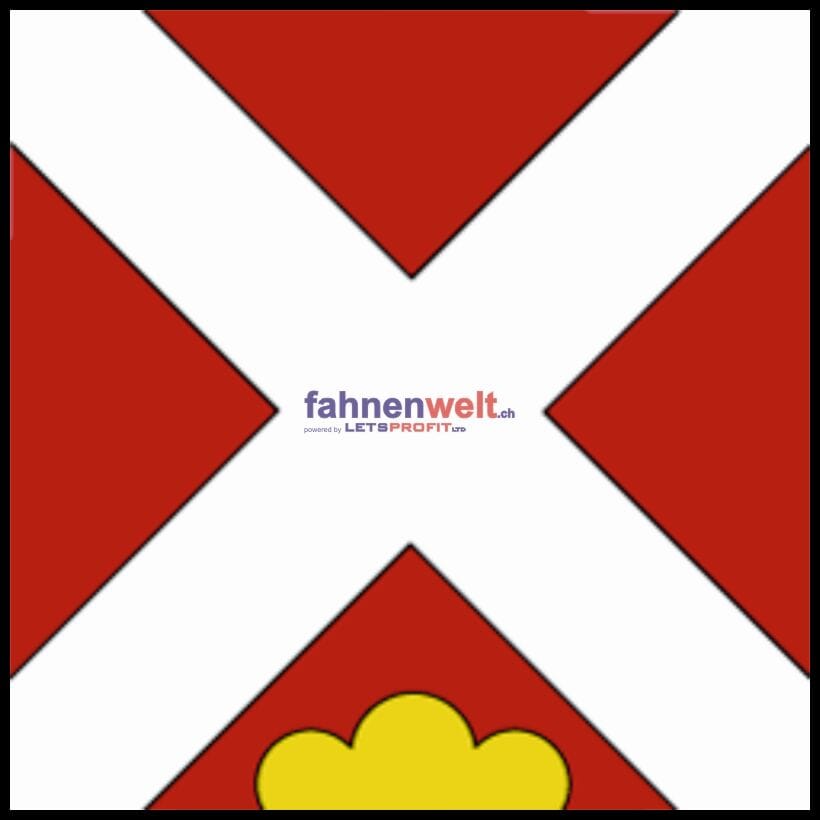 Fahne Gemeinde 1354 Montcherand (VD) | 30 x 30 cm und Gr&ouml;sser - Bild 1