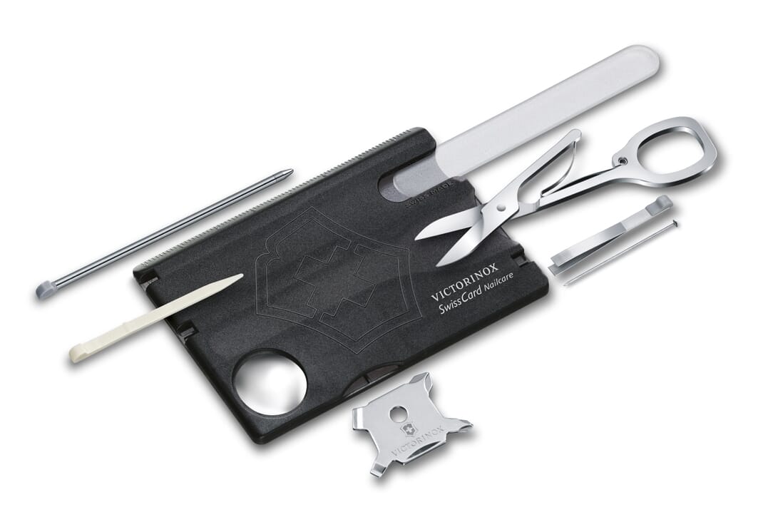 SwissCard NailCare | 86 x 54 mm | schwarz Transparent - Bild 1