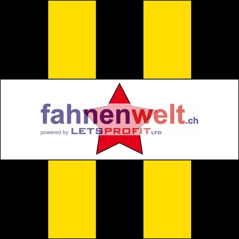 Fahne Gemeinde 2610 Saint-Imier/St. Immer (BE) | 30 x 30 cm und Gr&ouml;sser - Bild 1