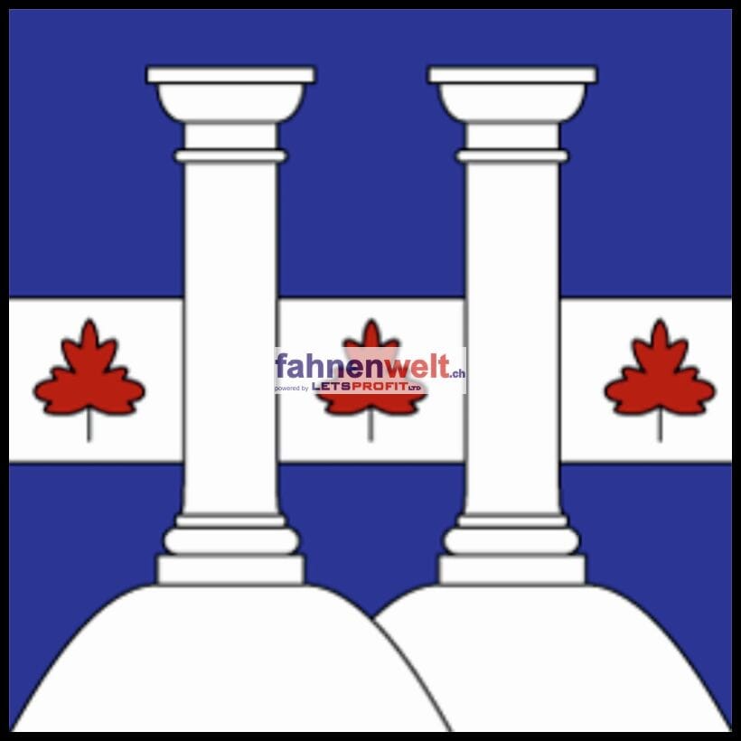 Fahne Gemeinde 1726 Farfagny-le-Grand Ehemalige Gemeinde (FR) | 30 x 30 cm und Gr&ouml;sser - Bild 1