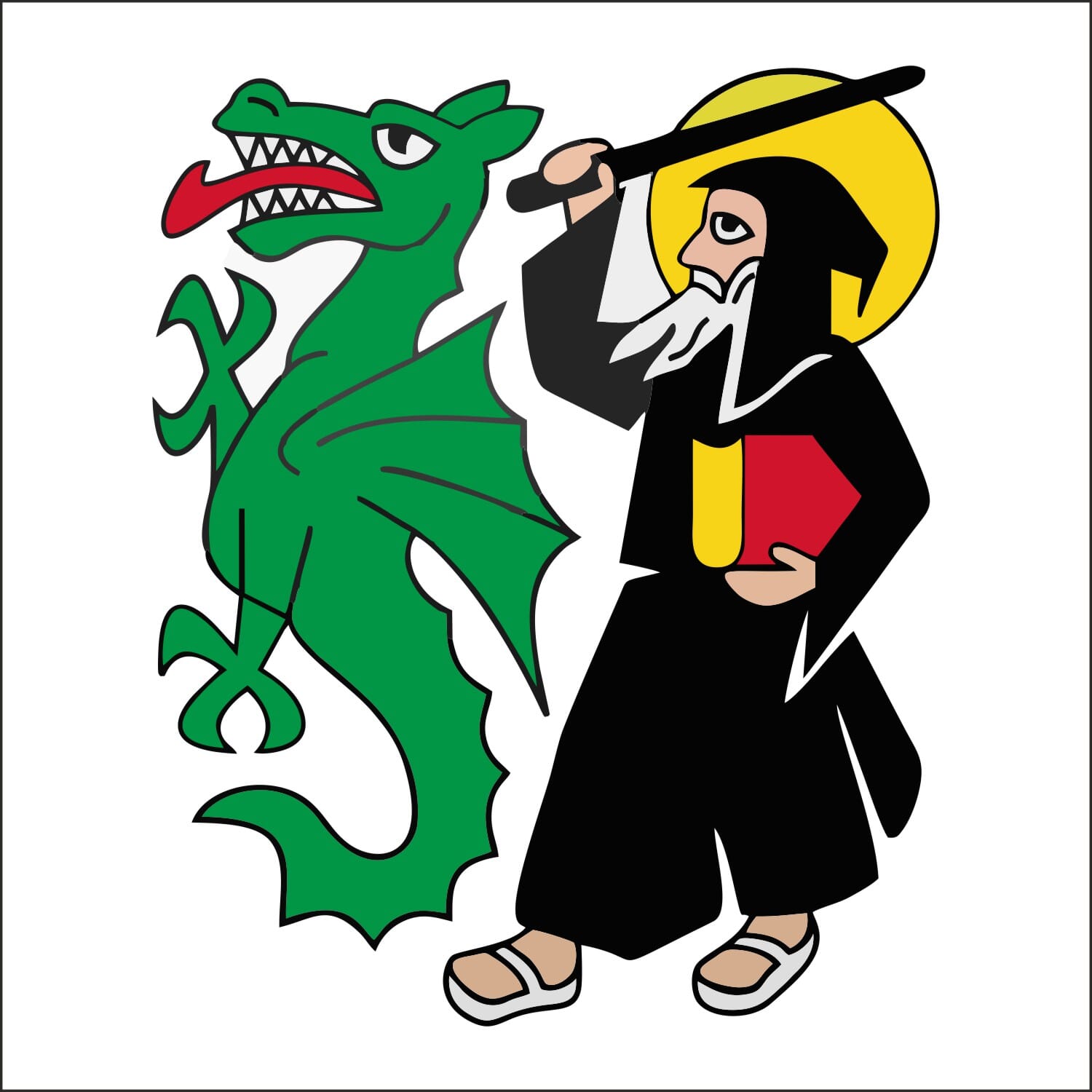 Fahne Gemeinde 3803 Beatenberg (BE) | 30 x 30 cm und Gr&ouml;sser - Bild 1