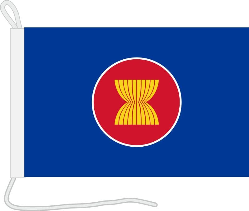 ASEAN Bootsfahne | 30 x 45 cm - Bild 1