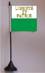 Waadt VD Tisch-Fahne mit Fuss | 11 x 11 cm - Bild 1