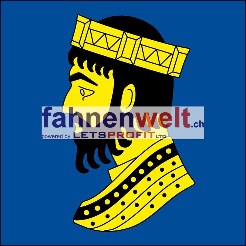 Fahne Kreis Bergell (GR) | 30 x 30 cm und Gr&ouml;sser - Bild 1