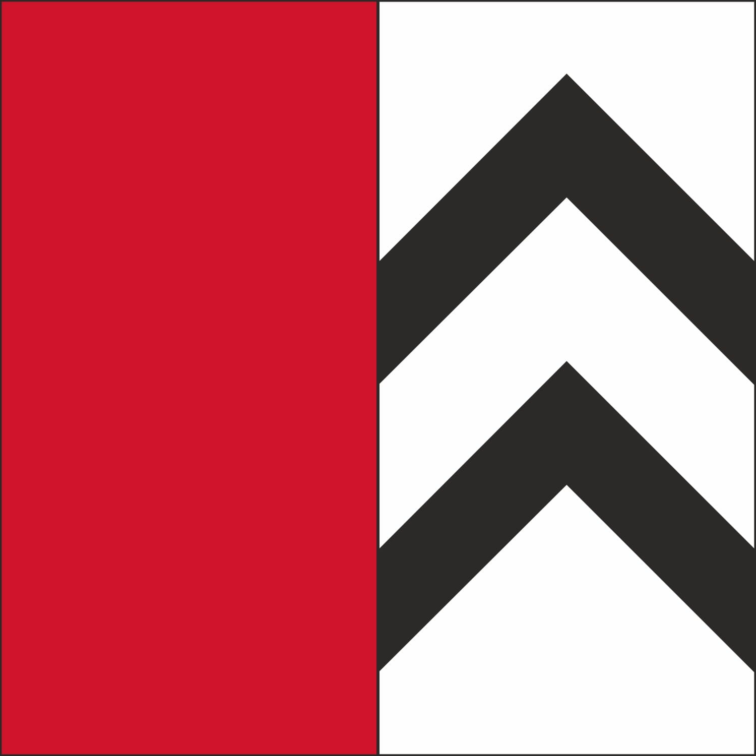 Fahne Gemeinde 8185 Winkel bei B&uuml;lach (ZH) | 30 x 30 cm und Gr&ouml;sser - Bild 1