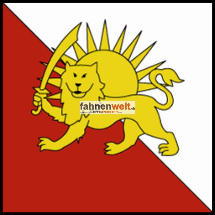 Fahne Gemeinde 1683 Chesalles-sur-Moudon (VD) | 30 x 30 cm und Gr&ouml;sser - Bild 1