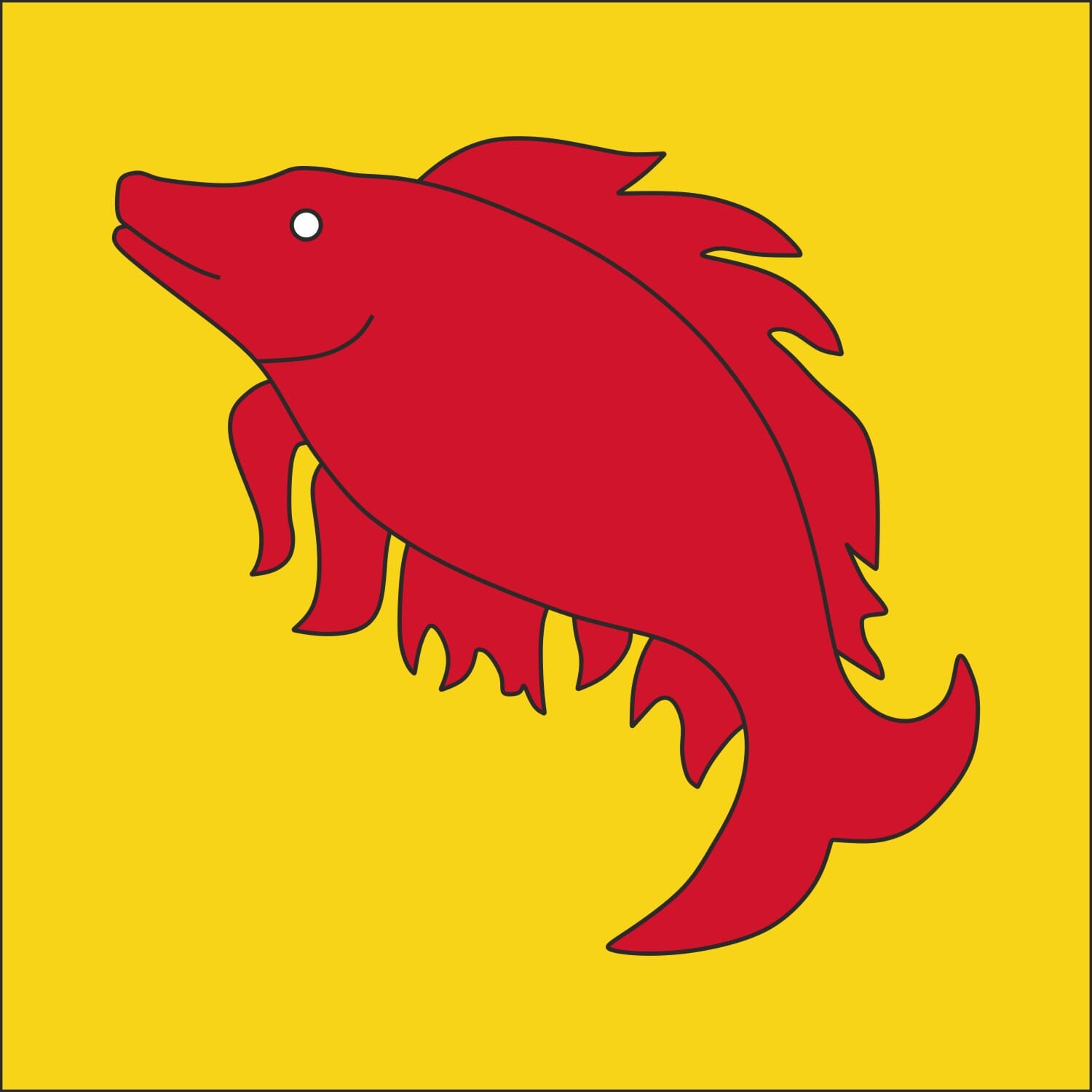Fahne Gemeinde 6048 Horw (LU) | 30 x 30 cm und Gr&ouml;sser - Bild 1