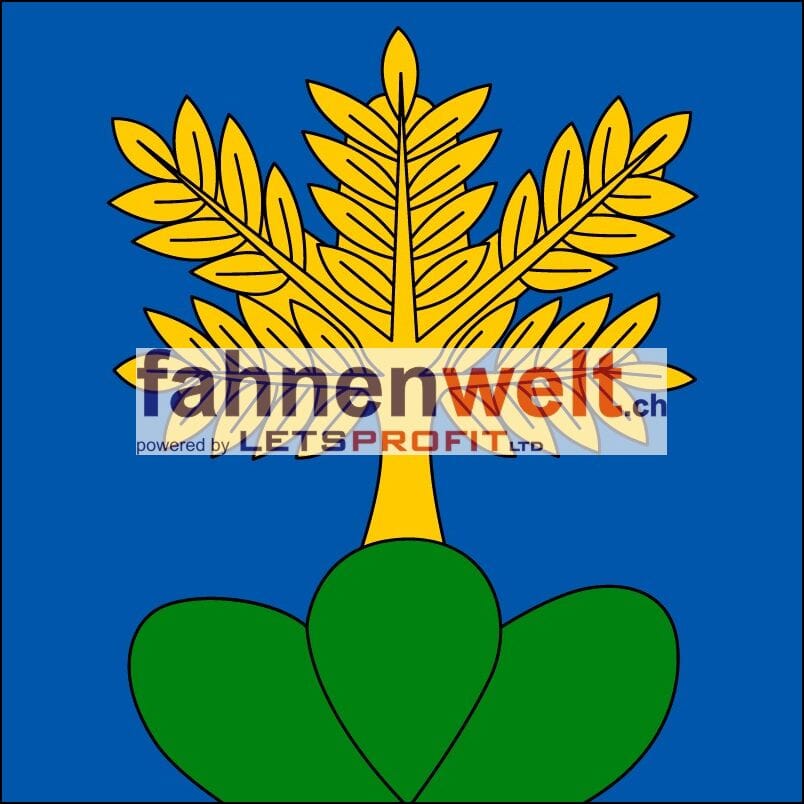 Fahne Gemeinde 3424 Nieder&ouml;sch (BE) | 30 x 30 cm und Gr&ouml;sser - Bild 1