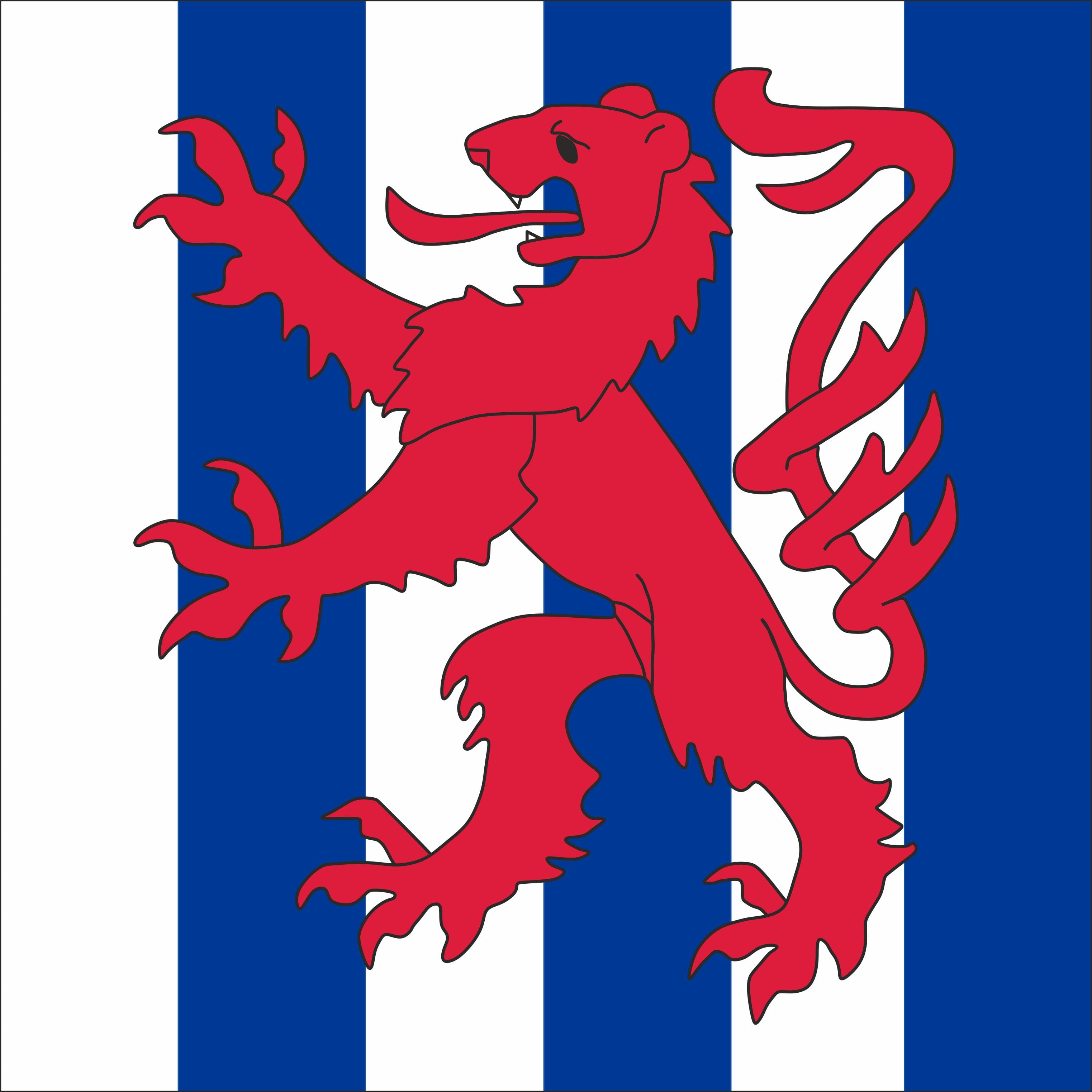 Fahne Gemeinde 3182 Ueberstorf (FR) | 30 x 30 cm und Gr&ouml;sser - Bild 1