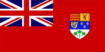 Kanadische Red Ensign mit dem Wappen Fahne gedruckt | 90 x 150 cm - Bild 1