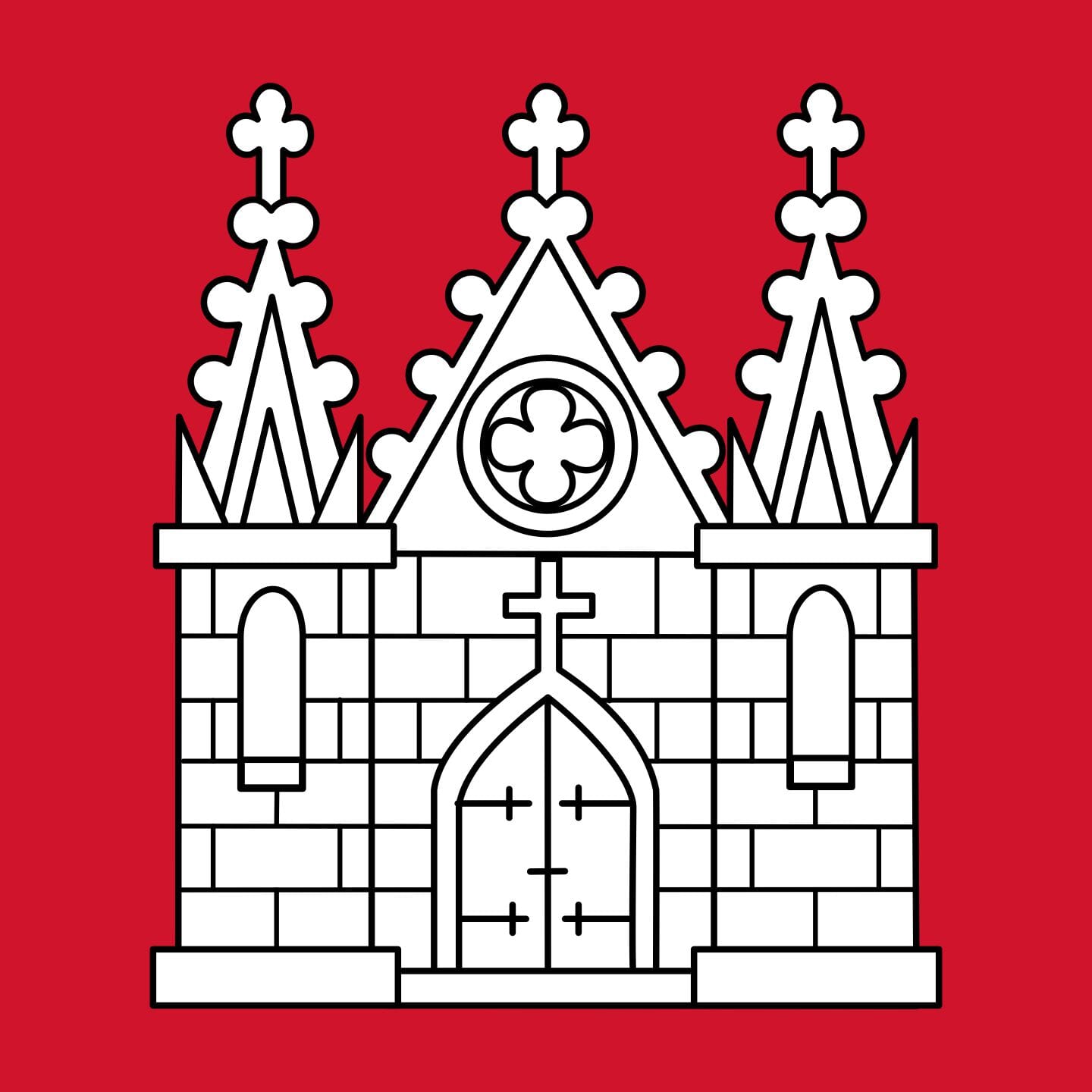 Fahne Gemeinde 2740 Moutier/M&uuml;nster (BE) | 30 x 30 cm und Gr&ouml;sser - Bild 1
