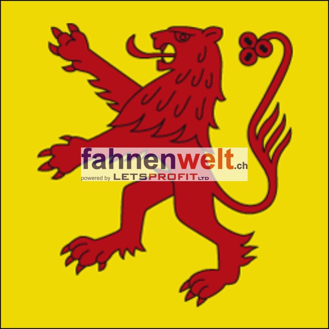 Fahne Bezirk Laufenburg (AG) | 30 x 30 cm und Gr&ouml;sser - Bild 1