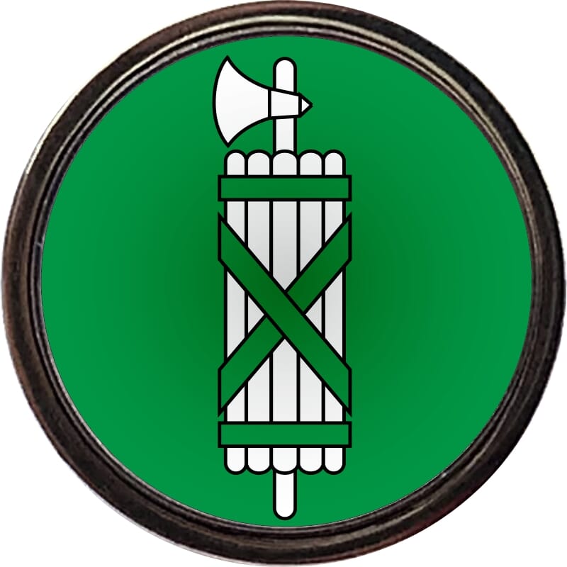 Pin Kanton St. Gallen rund mit Verschluss | &Oslash; 1.6 cm - Bild 1