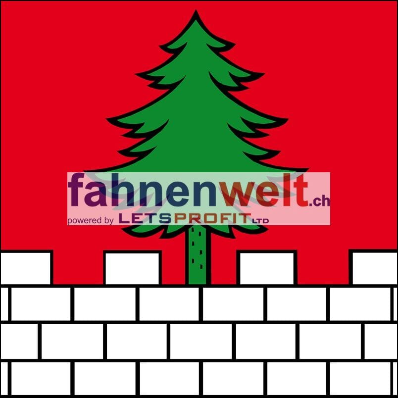 Fahne Gemeinde 4814 Bottenwil (AG) | 30 x 30 cm und Gr&ouml;sser - Bild 1