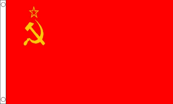 UDSSR / Sowjetunion / CCCP gedruckt im Querformat | 90 x 150 cm - Bild 1