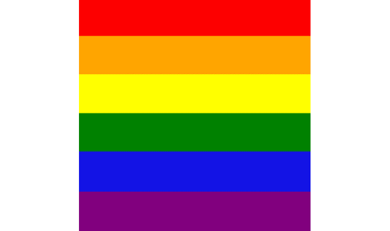 Bandana Regenbogen / Rainbow | ca. 54 x 54 cm - Bild 1