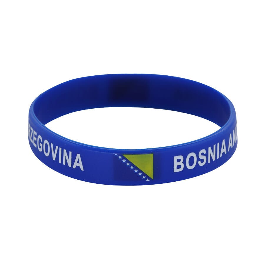 Silikonarmband Bosnien Herzegowina | 12 mm - Bild 1